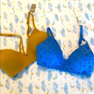 NWT Aerie Wireless Bra Set 32D